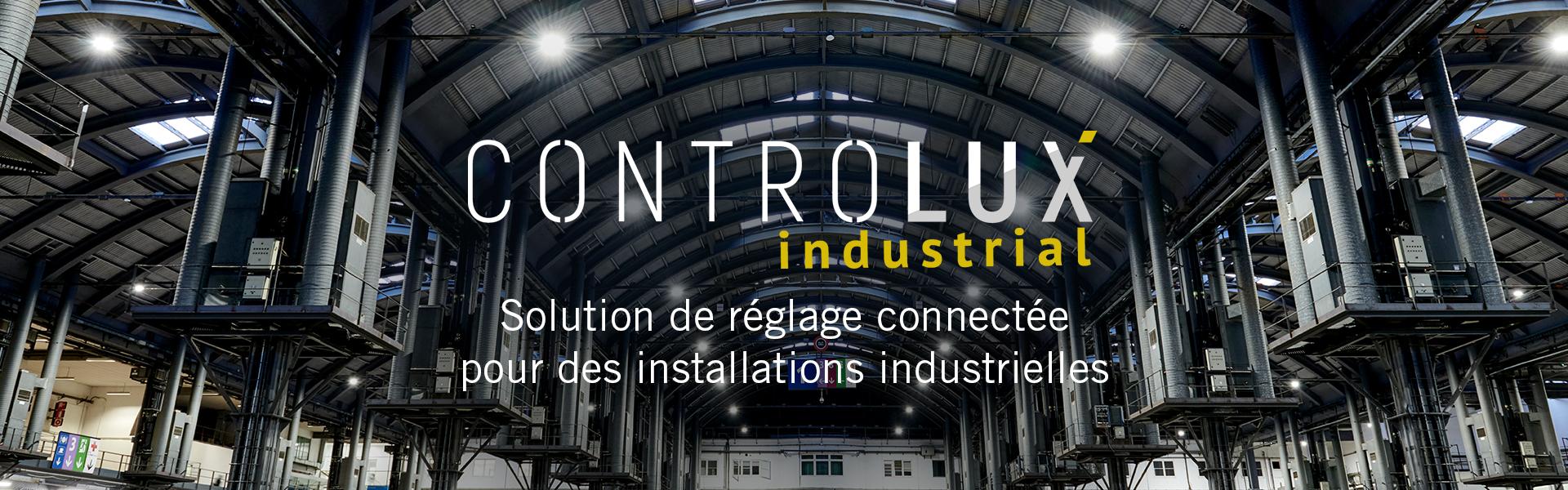 Solution Controlux Industrial de Carandini, gestion intelligente de l’éclairage LED industriel – Win4Led