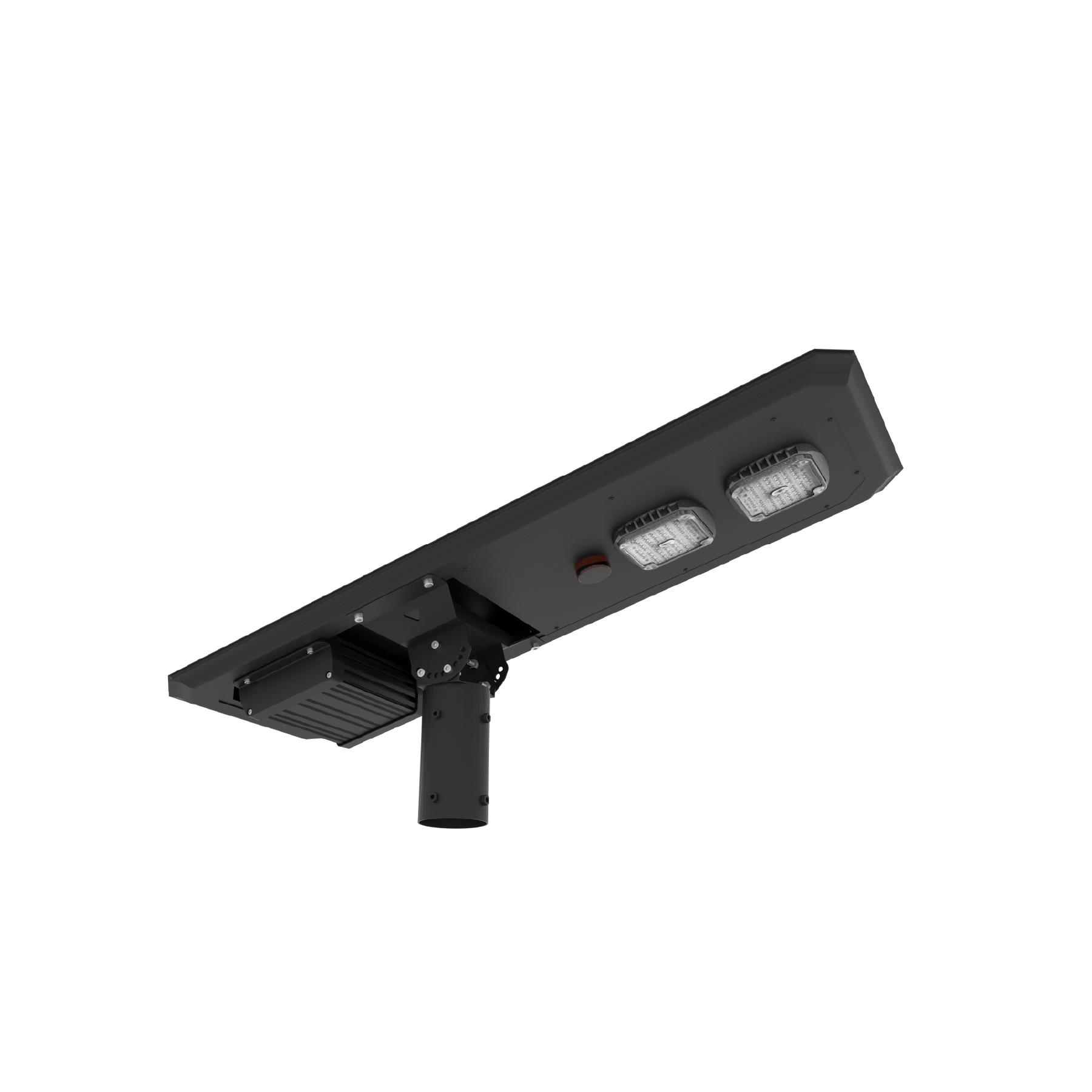 Lampadaire solaire autonome AOS Pro+ 6K – éclairage LED puissant pour routes, parkings et allées