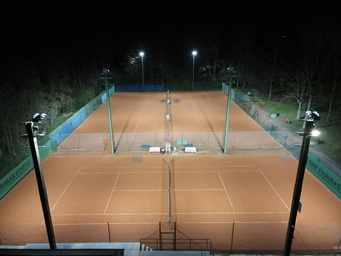 Réalisation Win4LED - Terrain de tennis - éclairage LED vue 2
