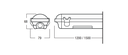 LONDON 18W / 24W / 30W / 36W 120CM CCT CBL TRAVERS