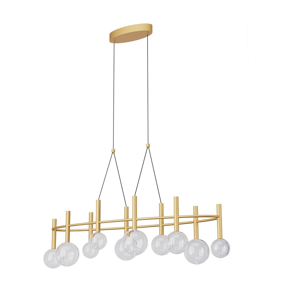 BOLLA SU LED 44W 2700K/3000K MATT GOLD(4.1.2) TRIAC