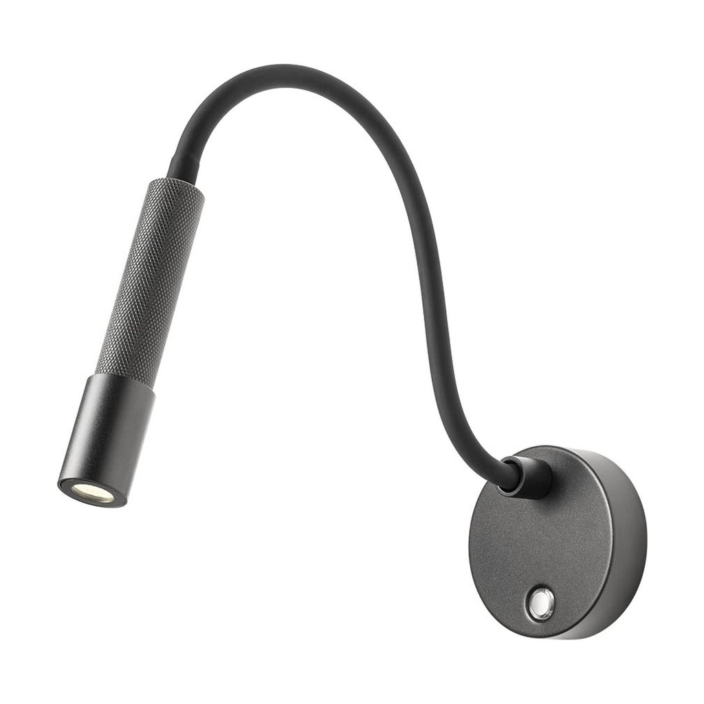 DRILL AP LED 8W 2700K  BK WITH FLEXIBLE ARM(5.1.2)