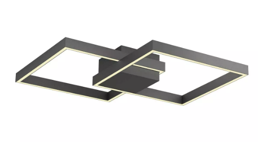 FEBE PL LED SQ 62W 3000K D2*400*400 SBK(4.1.2)