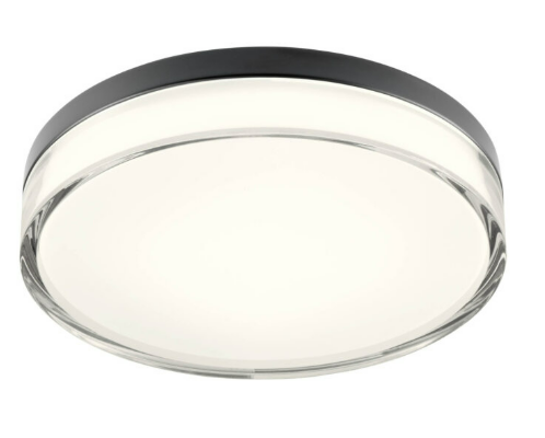 FRISBI PL LED 18W 3000K/4000K D280 IP44  BK(5.1.2)
