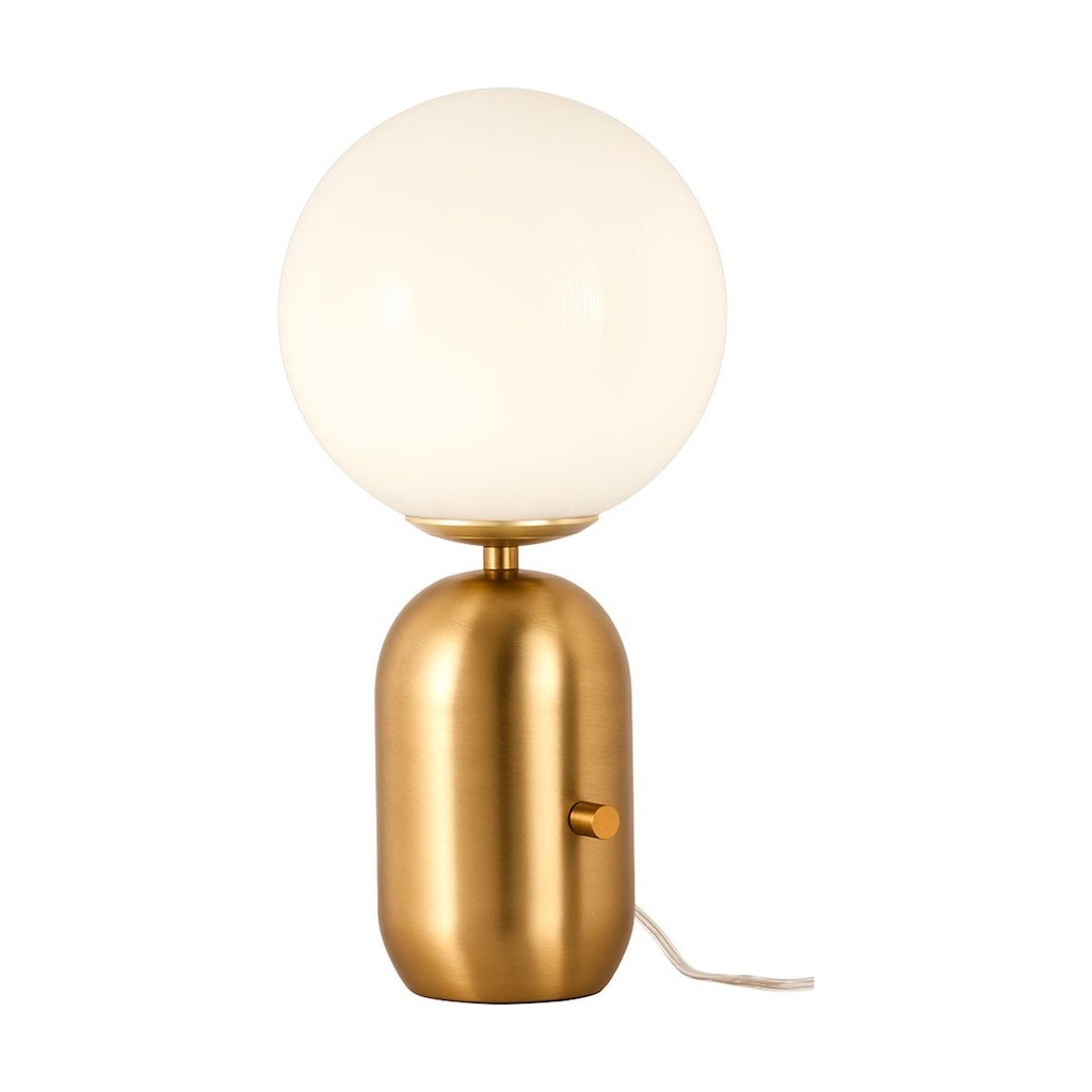 HELIOS VE 1x28W E14 MATT GOLD /WHITE GLASS D150 (5.1.1)