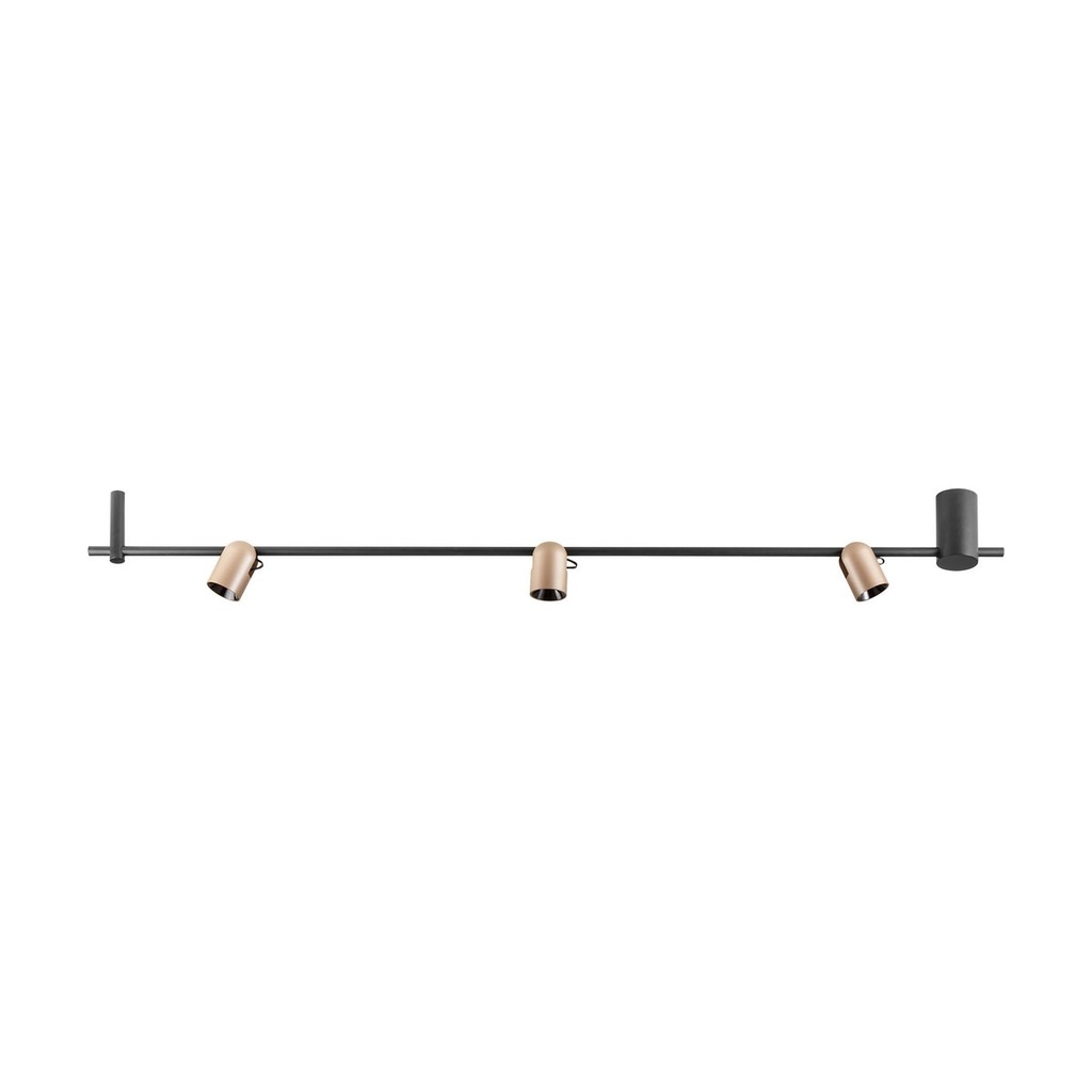 KOBE AP/PL LED 20W 3000K BK/SILVER COFFEE (4.1.2)