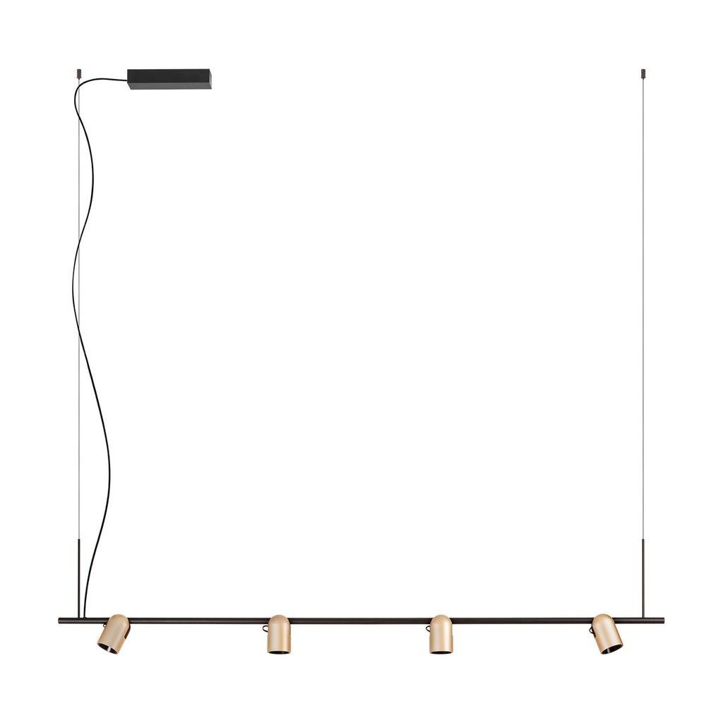 KOBE SU LED 25W 3000K BK/SILVER COFFEE (4.1.2)