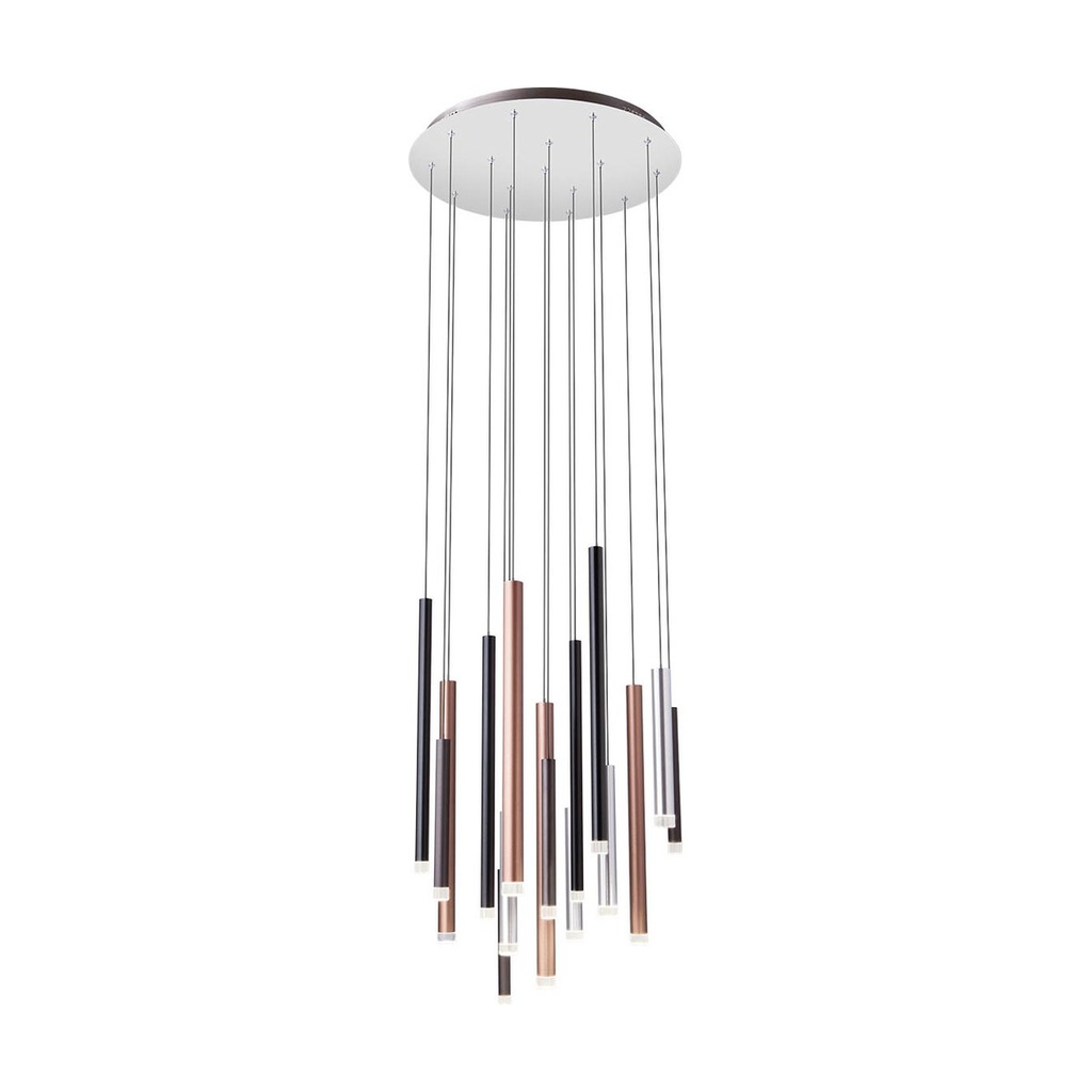 MADISON SU LED 64W 3000K S/CP+AL+BK+CF (4.1.2)