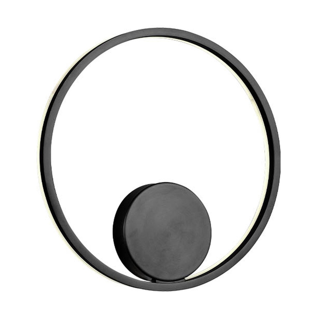 ORBIT AP/PL LED 24.5W 4000K D400 INDIRECT LIGHT SAND BLACK (5.1.2)-TRIAC