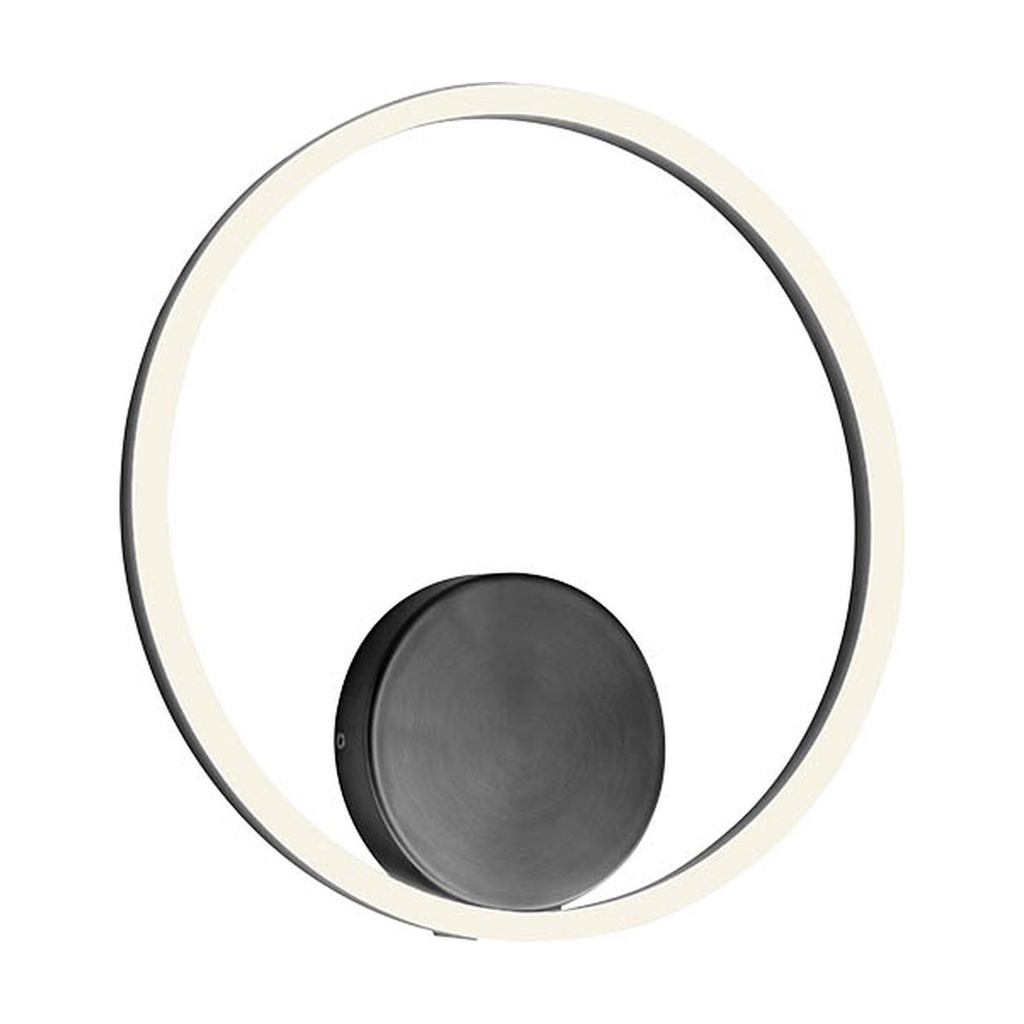 ORBIT AP/PL LED 25W 3000K D400 SAND BLACK (5.1.2)-DALI