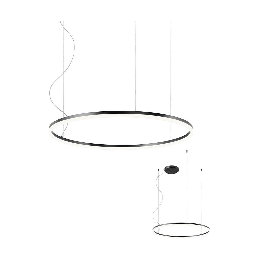 ORBIT SU LED 55W 3000K D800 SAND BLACK (4.1.2)-DALI
