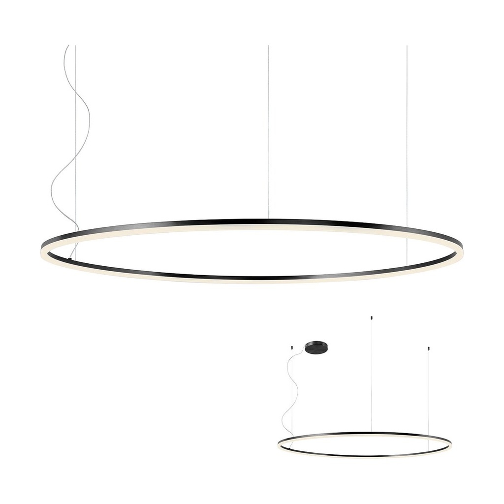 ORBIT SU LED 105W 4000K D1500 SAND BLACK (4.1.2)-DALI
