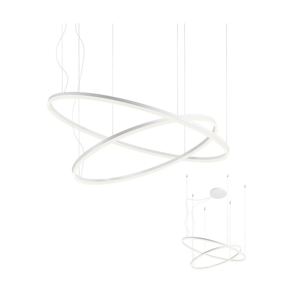 ORBIT SU LED 108W 4000K D1000+600 SAND WHITE (4.1.2)-DALI