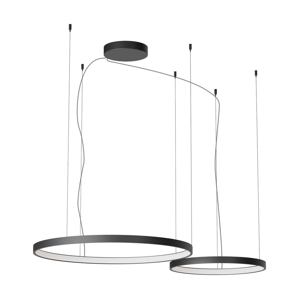 ORION SU LED D500+750 98W CCT 2700/3000/4000K BK (4.1.2) (RD)