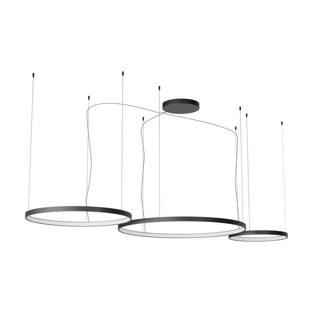 ORION SU LED D500+750+1000 176W CCT 2700/3000/4000K BK(4.1.2) (RD)