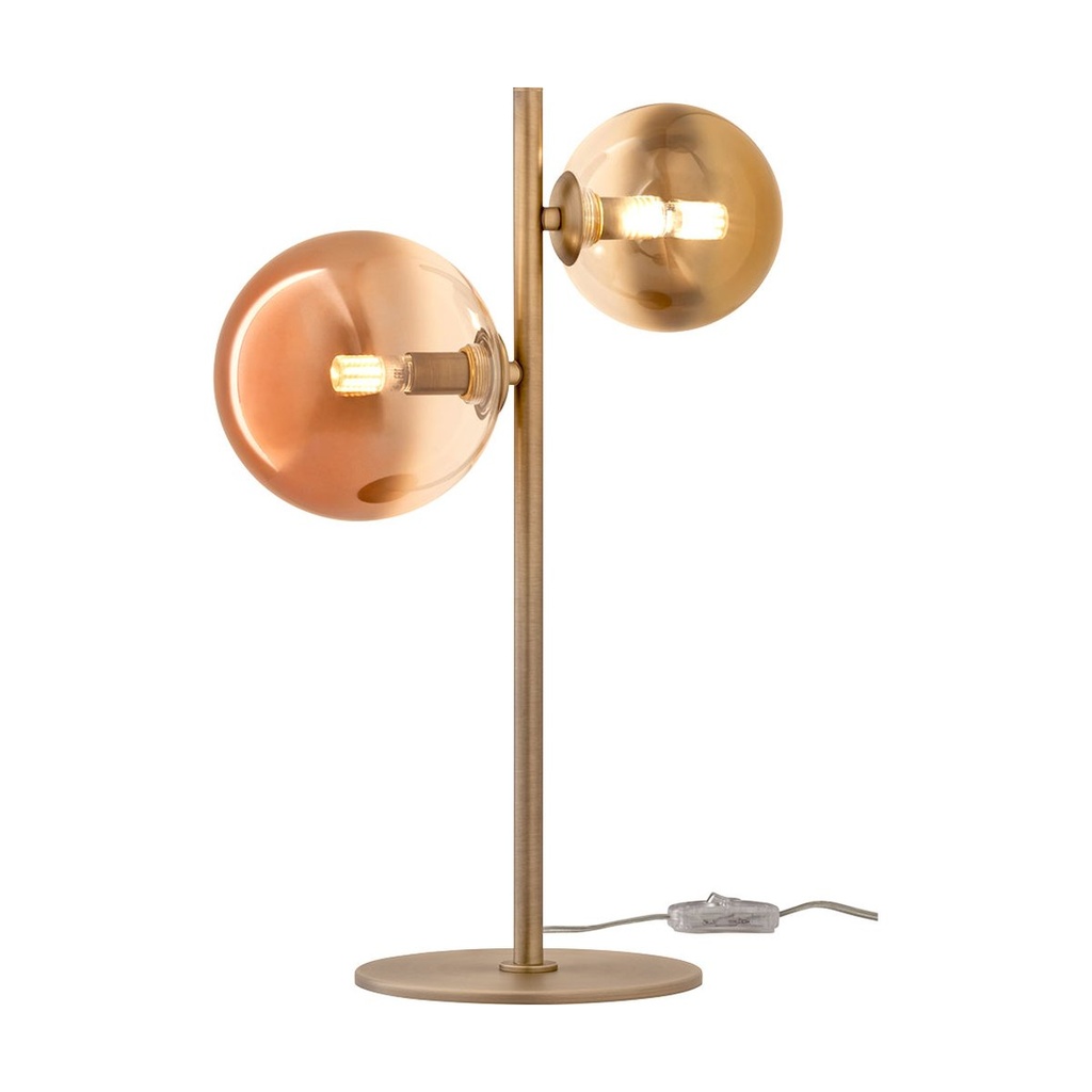 ROY VE 2X10W G9 MATT BRASS/GOLD+COFFEE IP20 (4.1.1)