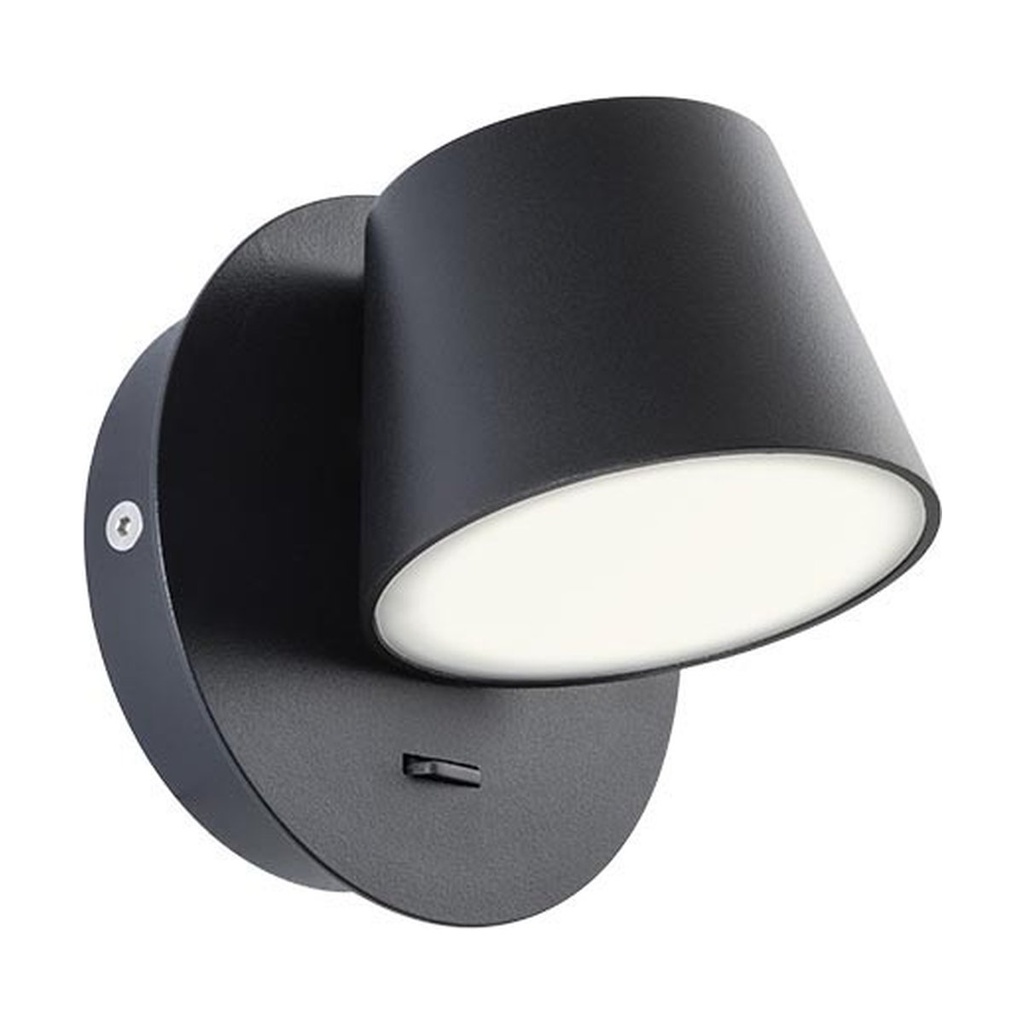 SHAKER AP LED 6W IP20 SAND BLACK (5.1.2)