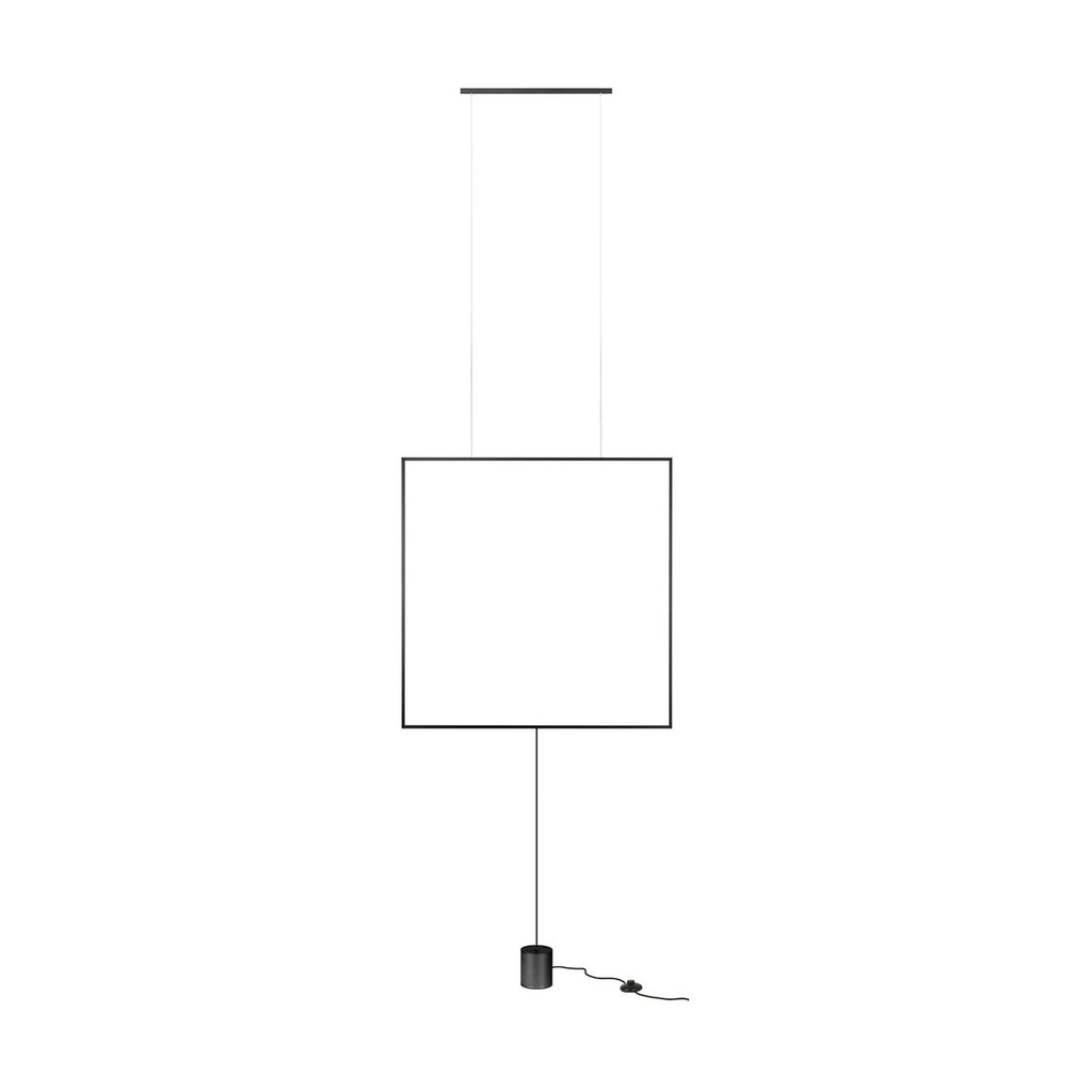 SLICK SU/ LAMP SQ LED 37W 3000K SBK (4.1.2)