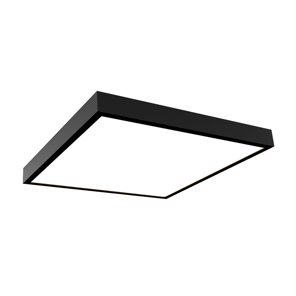 FOGGIA 24 Apparent Plafonnier 3000°K Noir AC240V 24W IP20