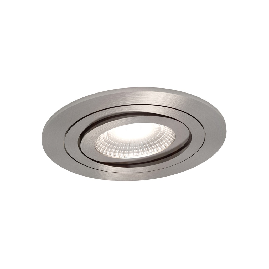 ADÉLAÏDE Spot Encastré Aluminium brossé Ressorts GU10 Max 50W