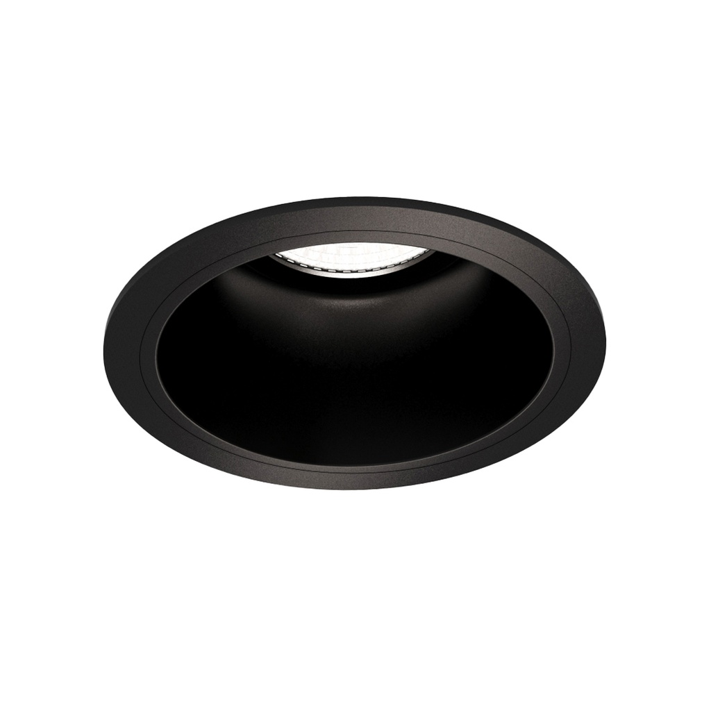 ABOU DHABI Spot Encastré Noir structuré Ressorts GU10 Max 50W