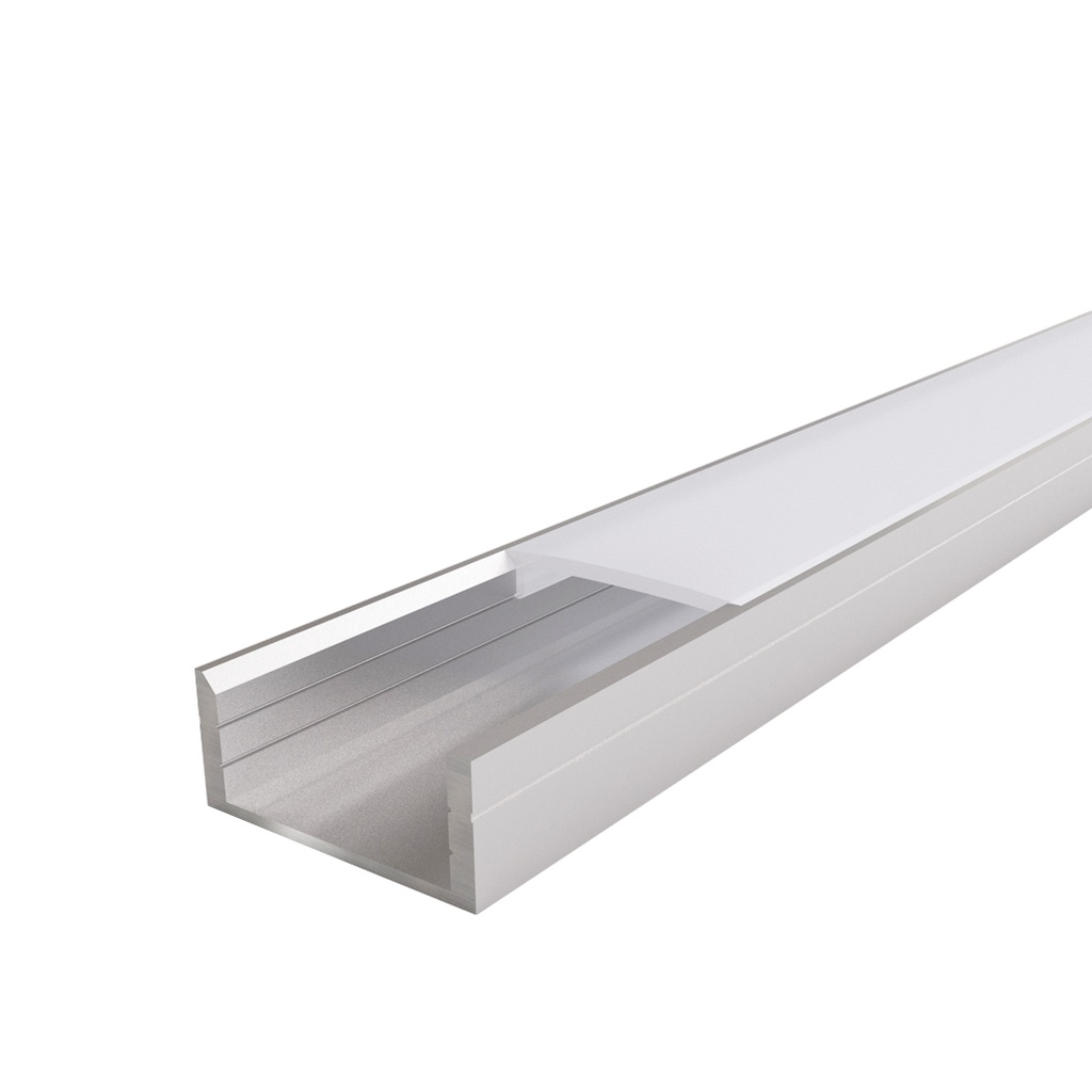 DOUR Profilé Apparent 2m  Aluminium