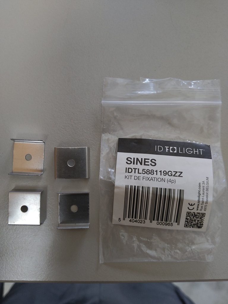 Kit de fixation pour SINES (4 pièces) Gris