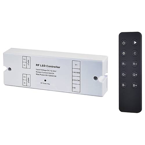 STRIP LED CONTROLEUR + TELECOMMANDE RGB 
