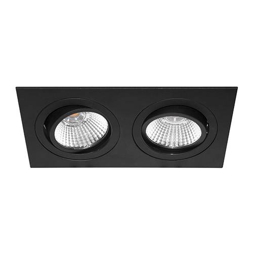 AL2014 SDX 2x9W 2x900Lm 3000K 38° DIM Noir mat