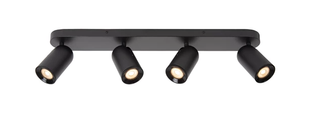 PUNCH - Spot plafond - 4xGU10 - Noir