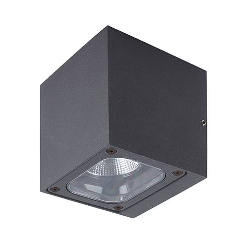 KUBO 2x6W 3000K 30° IP54 Anthracite