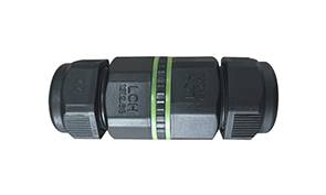 CONNECTEUR 2PIN IP68 NOIR MAT