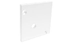 EMBOUTS DE FINITION PERCES 2PC BLANC MAT