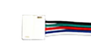 CONNECTEUR RGBW 1 PC BLANC