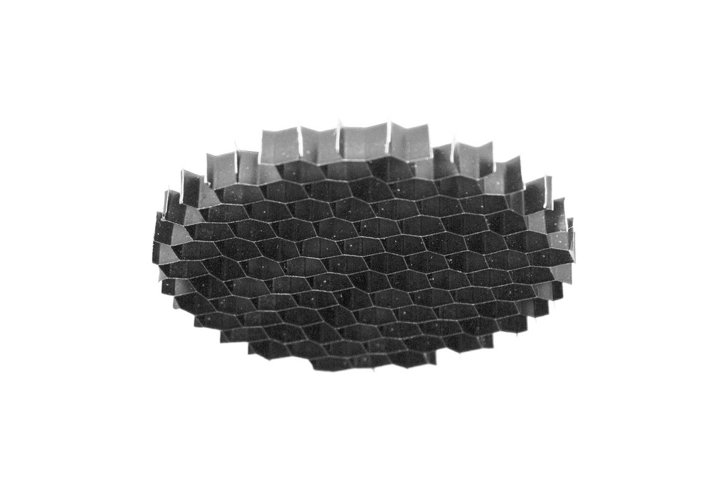 GRILLE NID D'ABEILLE DIA.71mm Noir