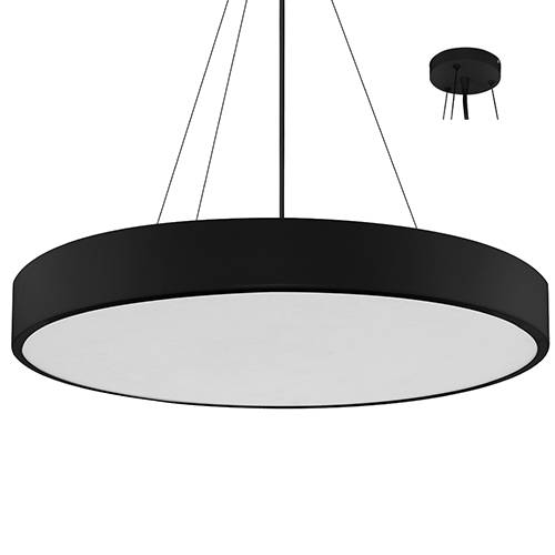 JUNE 3 P 50W 8000Lm 120° DIM Noir mat
