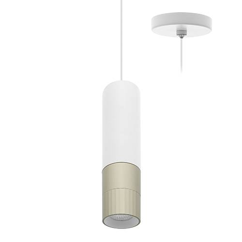 AUREA P 6W 715Lm 38° DIM Blanc mat - Champagne