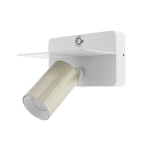 AUREA 3 W 7W 625Lm 38° DIM Blanc mat - Champagne