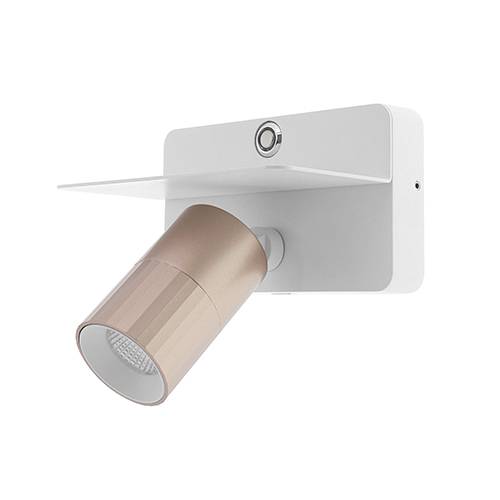 AUREA 3 W 7W 625Lm 38° DIM Blanc mat - Rose