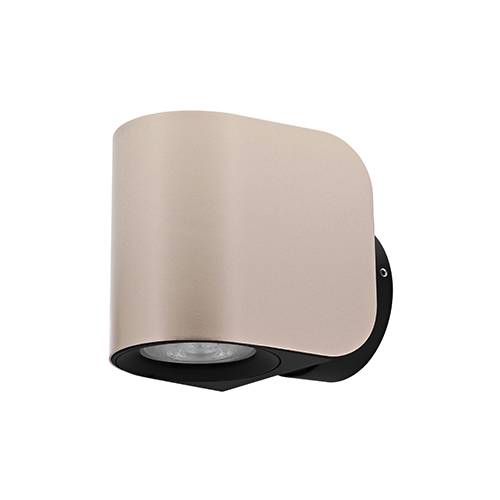 SNOOP GU10 MAX10W PAR16 IP54 Noir mat - Or rose