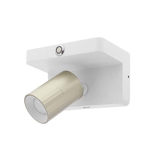 AUREA 4 W 7W 625Lm 38° DIM Blanc mat - Champagne