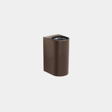 Wall fixture IP66 Max Medium Double Emission LED 10W LED warm-white 3000K ON-OFF Brown 572lm