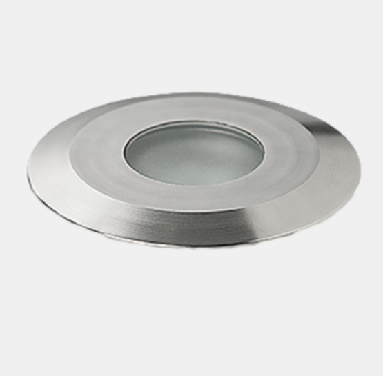 Recessed uplighting IP65-IP67 Gea LED Signaling ø60mm LED 2.2W 3000K ON-OFF Anodised aluminium 52lm