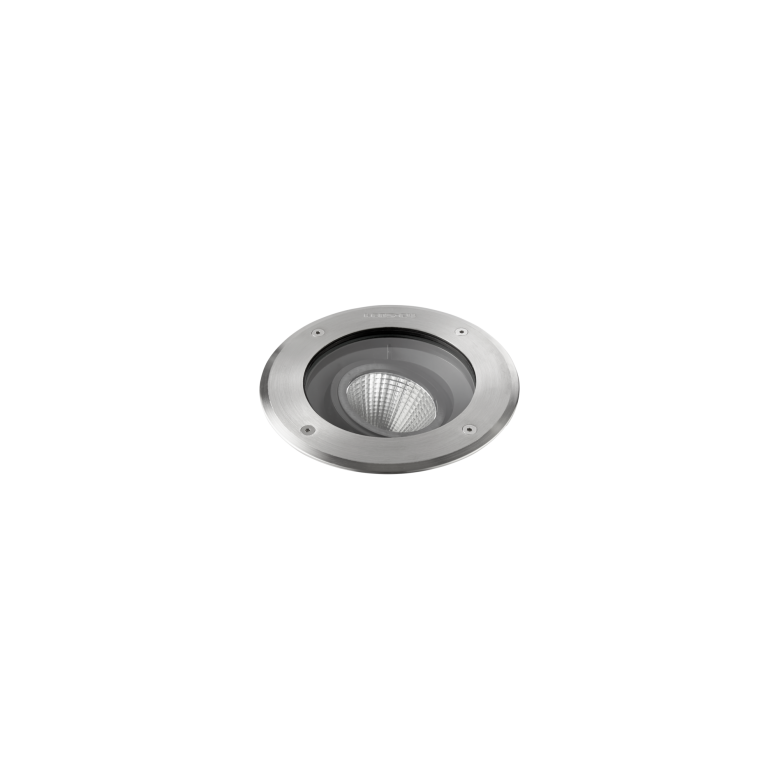 Recessed uplighting IP65-IP67 Gea Cob LED Aluminium ø125mm LED 10.5W LED warm-white 2700K ON-OFF AISI 316 stainless steel 869lm
