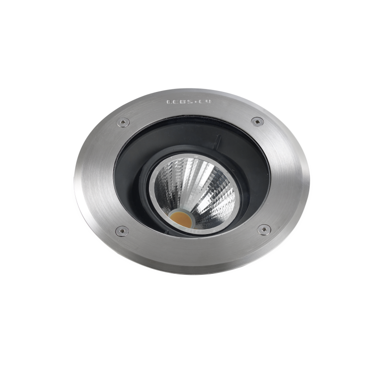Recessed uplighting IP65-IP67 Gea Cob LED Technopolymer ø185mm LED 12.7W LED warm-white 3000K ON-OFF AISI 316 stainless steel 1276lm