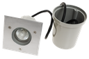 Spot de sol extérieur carré GU10 IP67 ALU