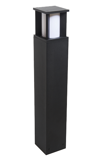 Potelet extérieur carré E27 NOIR