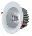 DOWNLIGHT Ø195mm 42W 4000K CRI>80 80° excl LIFUDdriver 1050mA BLANC