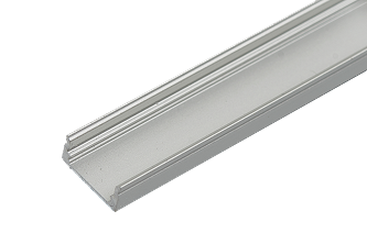 LEDstrip aluminium apparent profiel laag excl Plexi