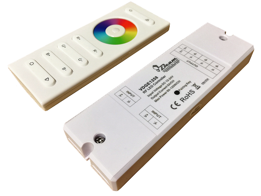 LEDsturing KIT afstandsbediening RGB + ontvanger 1 zone